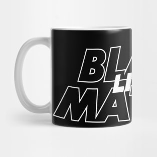 Black Lives matter white Mug